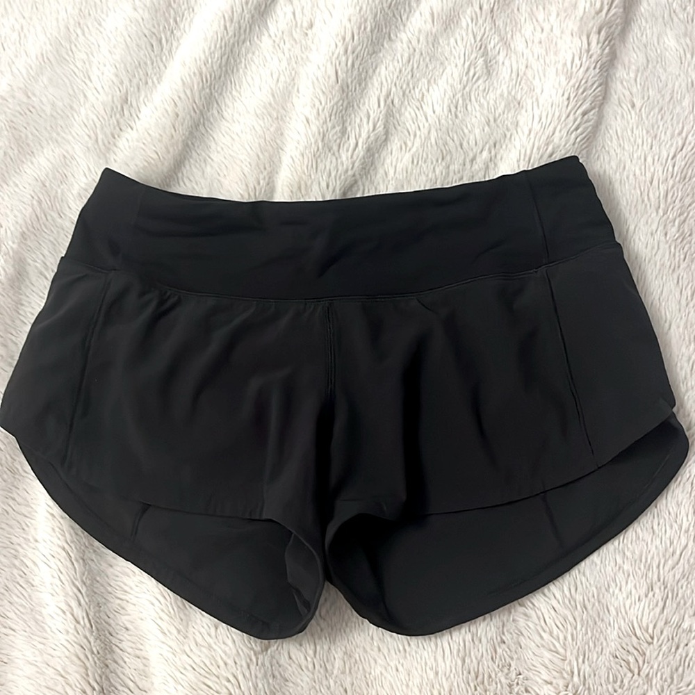 Lululemon Speed ups, size 2 low rise